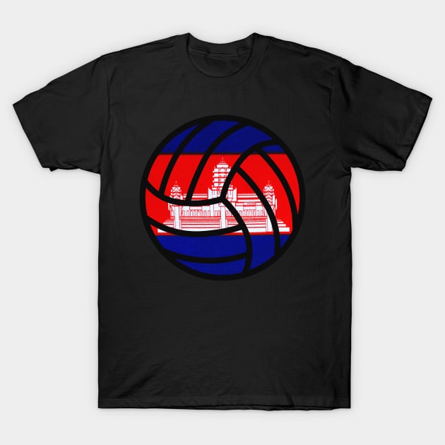 Cambodian Volleyball T-Shirt by KIVARTON